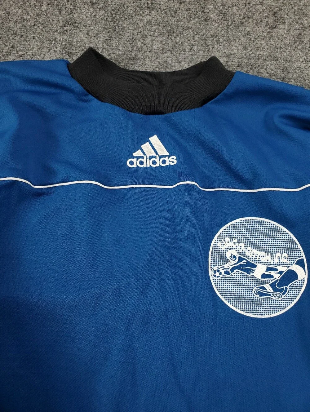 Vintage Adidas Soccer Goalkeeper Jersey Shirt Large Kick N Catch Goalie Camp